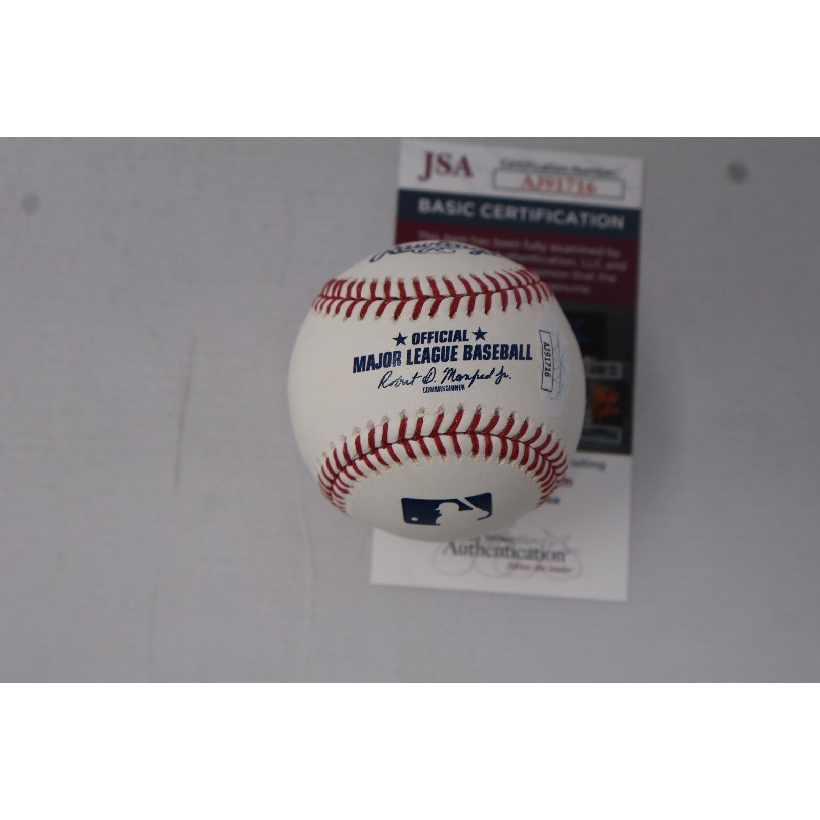 Jackson Holliday Signed Autographed Official MLB Baseball JSA COA