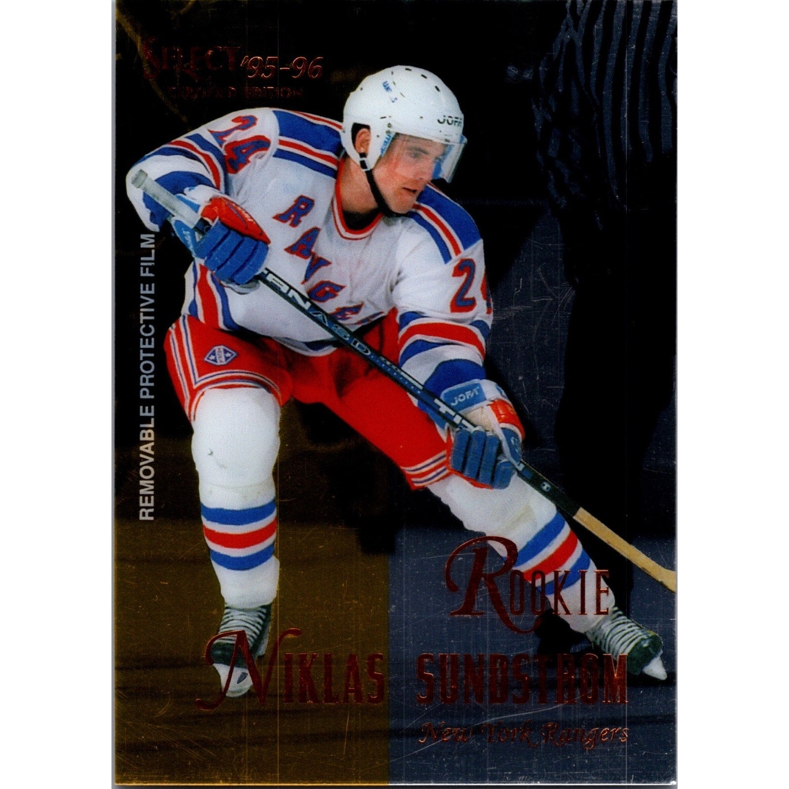 Niklas Sundstrom RC 1995-96 Select Certified Edition Rookie Mint NY Rangers