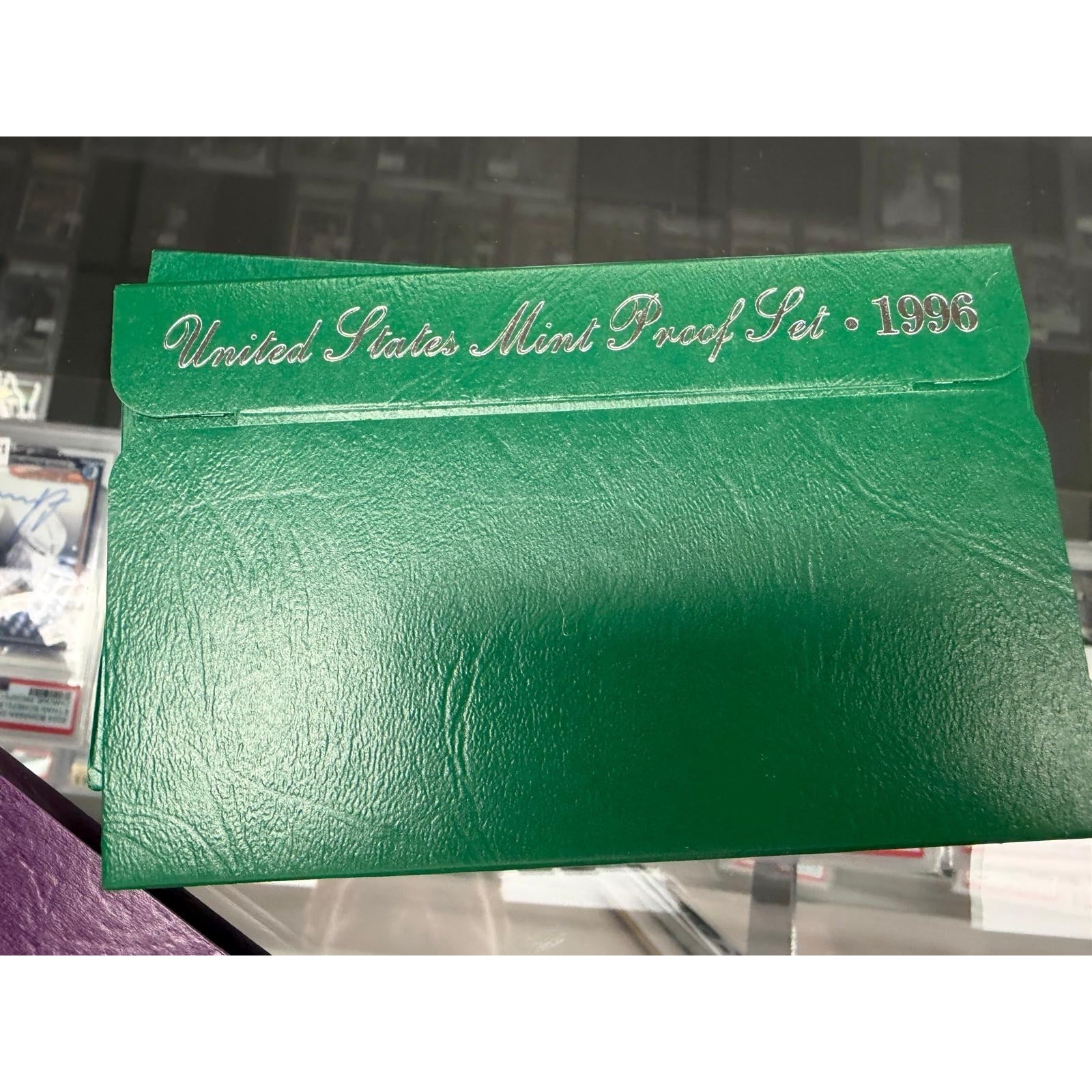 1996 United States Mint Proof Set Original U.S. Mint Coin Collection Green Case