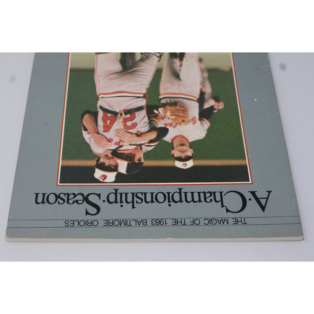 Bottom edge view of “A Championship Season” collectible magazine/book