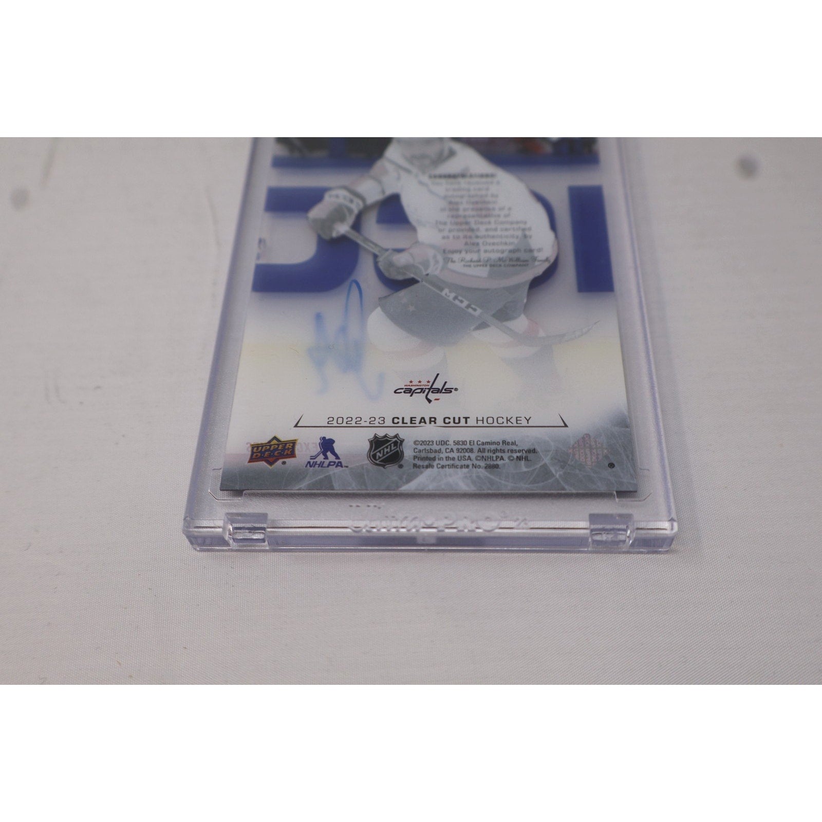 Additional front display angle highlighting the transparent Clear Cut acetate design