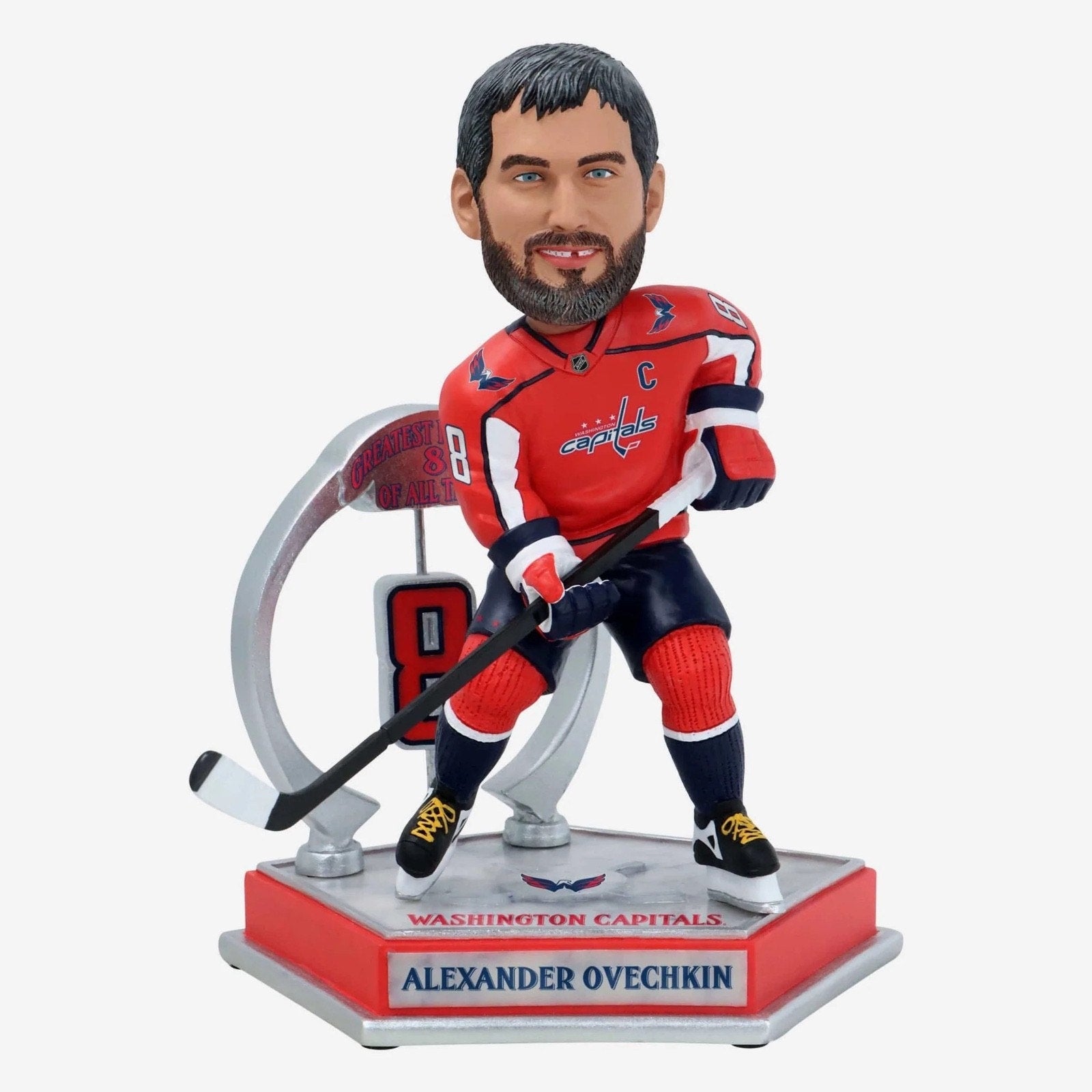 Alexander Ovechkin Washington Capitals Legendary Number 8 bobblehead front view