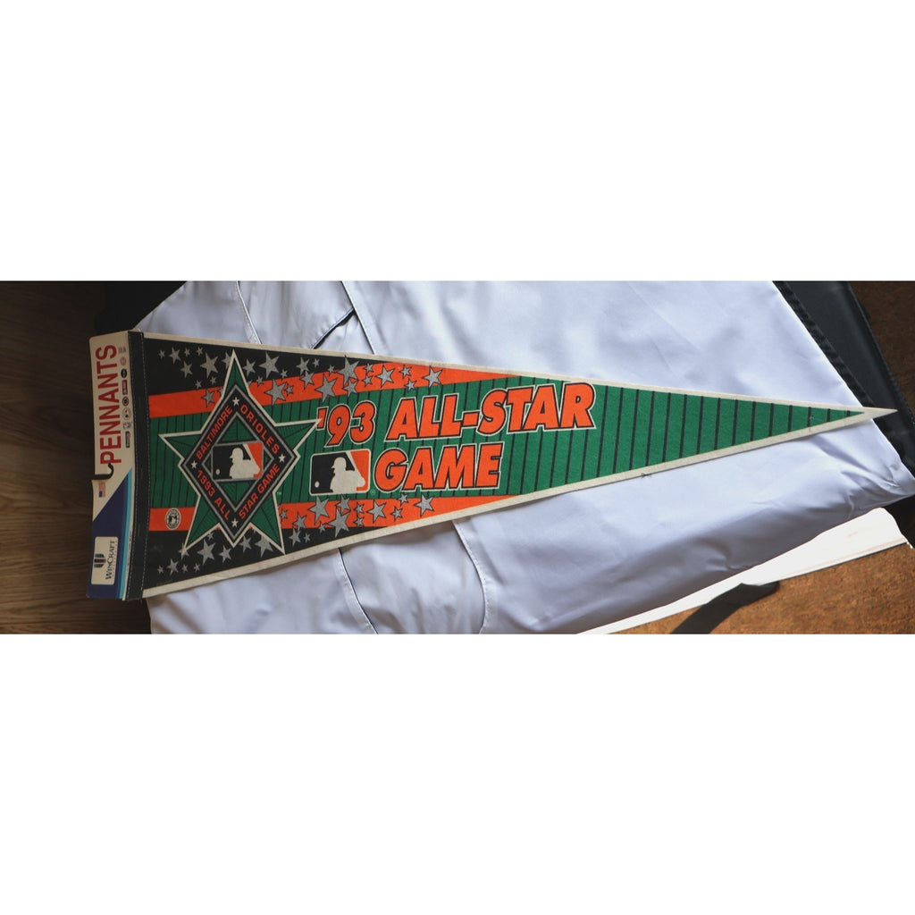 Baltimore Orioles 1993 All-Star Game full-size WinCraft felt pennant display
