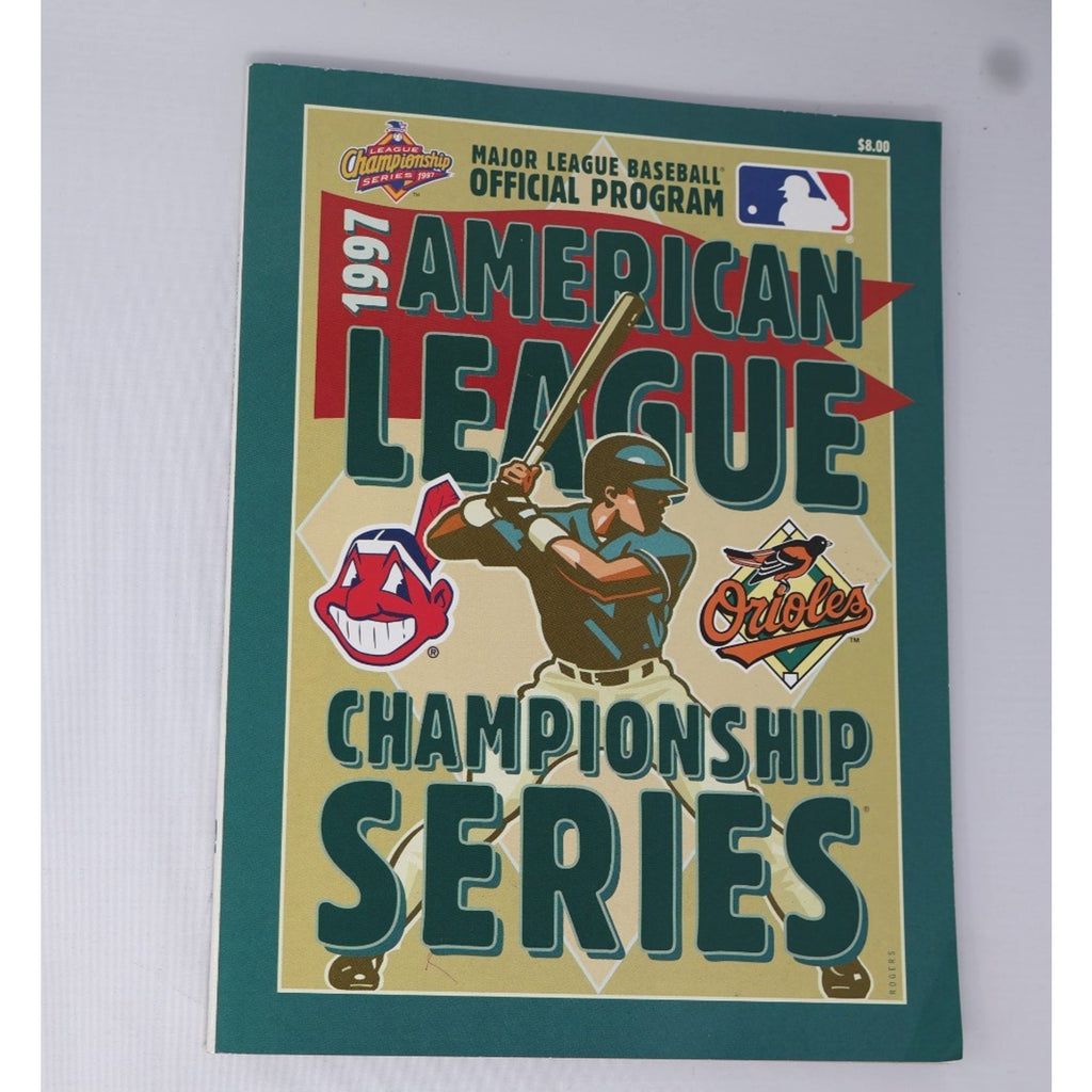 1983 American League Championship Series Baltimore Orioles official souvenir program cover