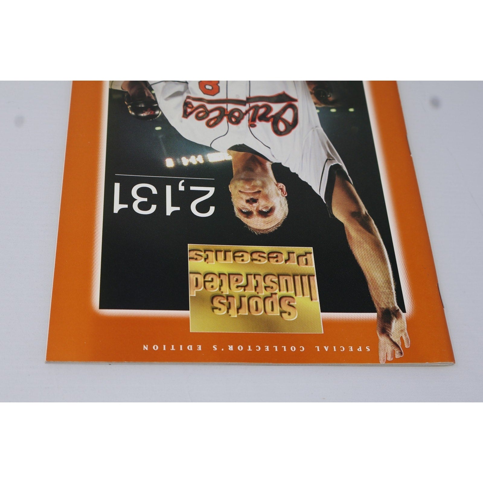 Angled front cover view of Cal Ripken Jr Sports Illustrated commemorative issue