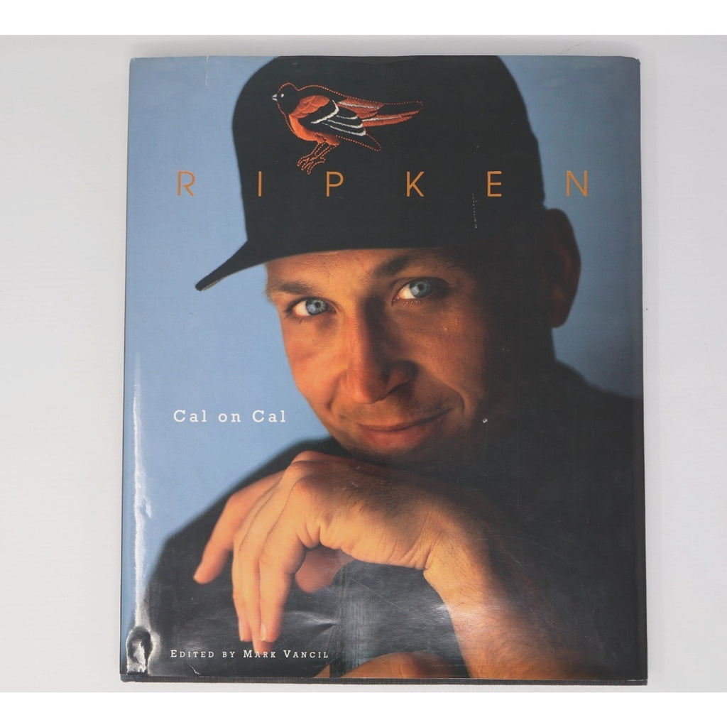 Front cover of “Cal On Cal” autobiography by Cal Ripken Jr featuring portrait cover image