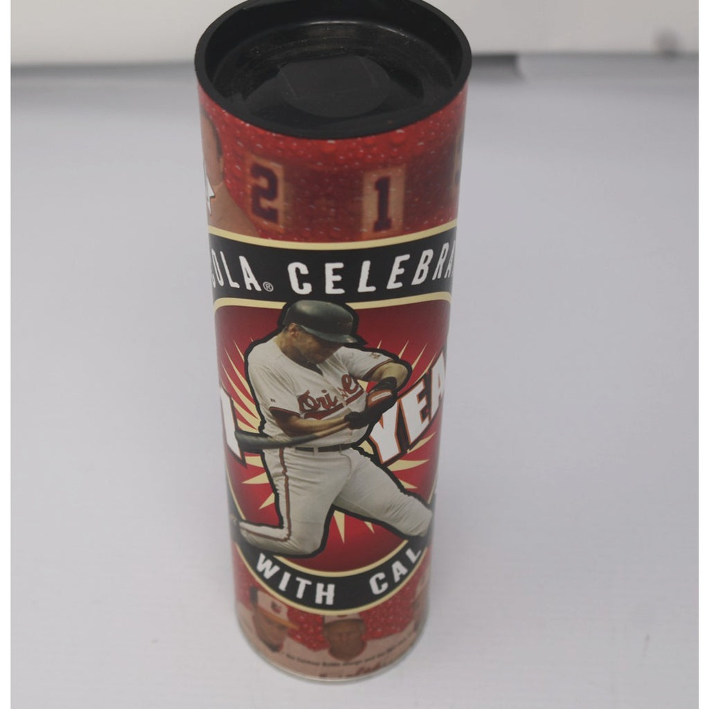 Cal Ripken Jr Coca-Cola Collectors Edition commemorative tube case with glass Coke bottle