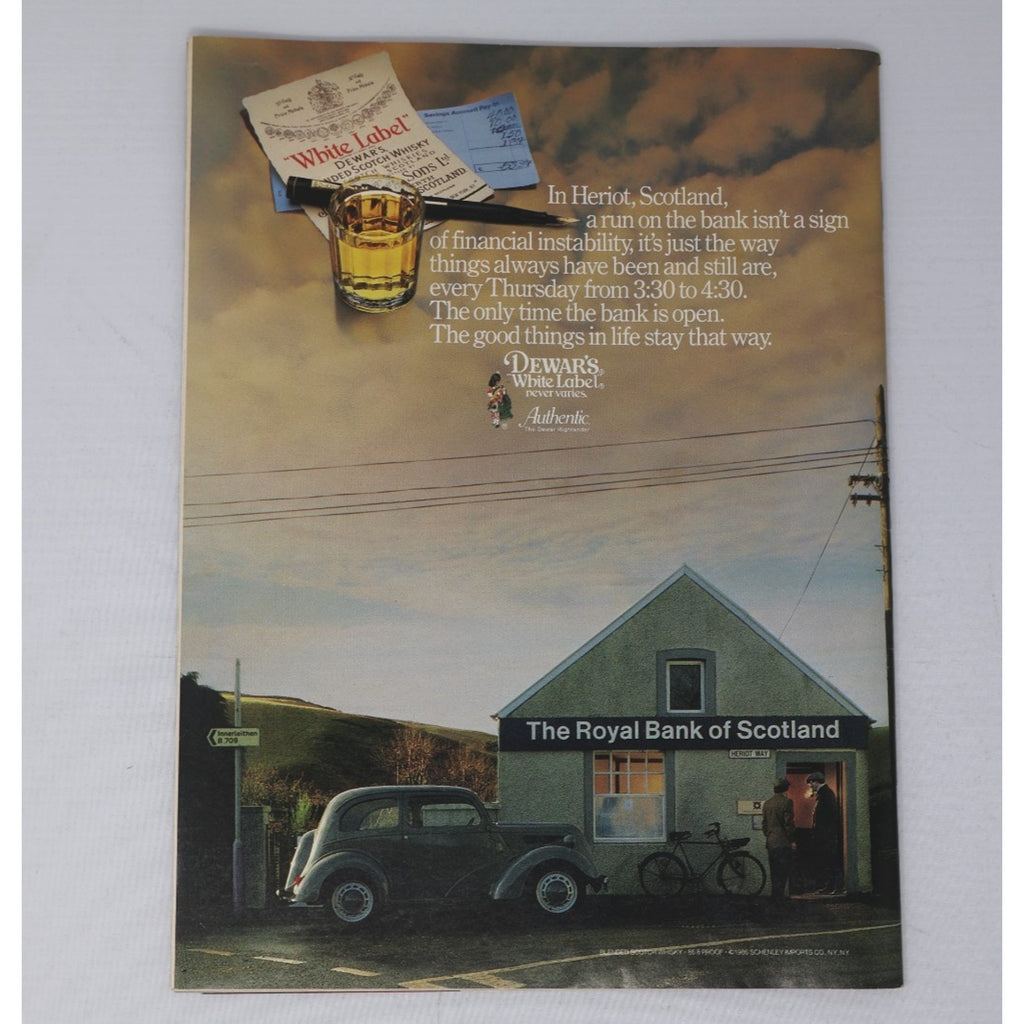 Back cover advertisement from vintage Cal Ripken Jr tribute and Sports Illustrated publications
