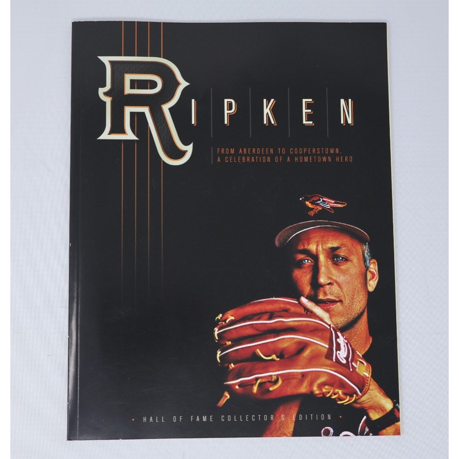 Front cover of Cal Ripken Jr tribute publication honoring the Baltimore Orioles legend