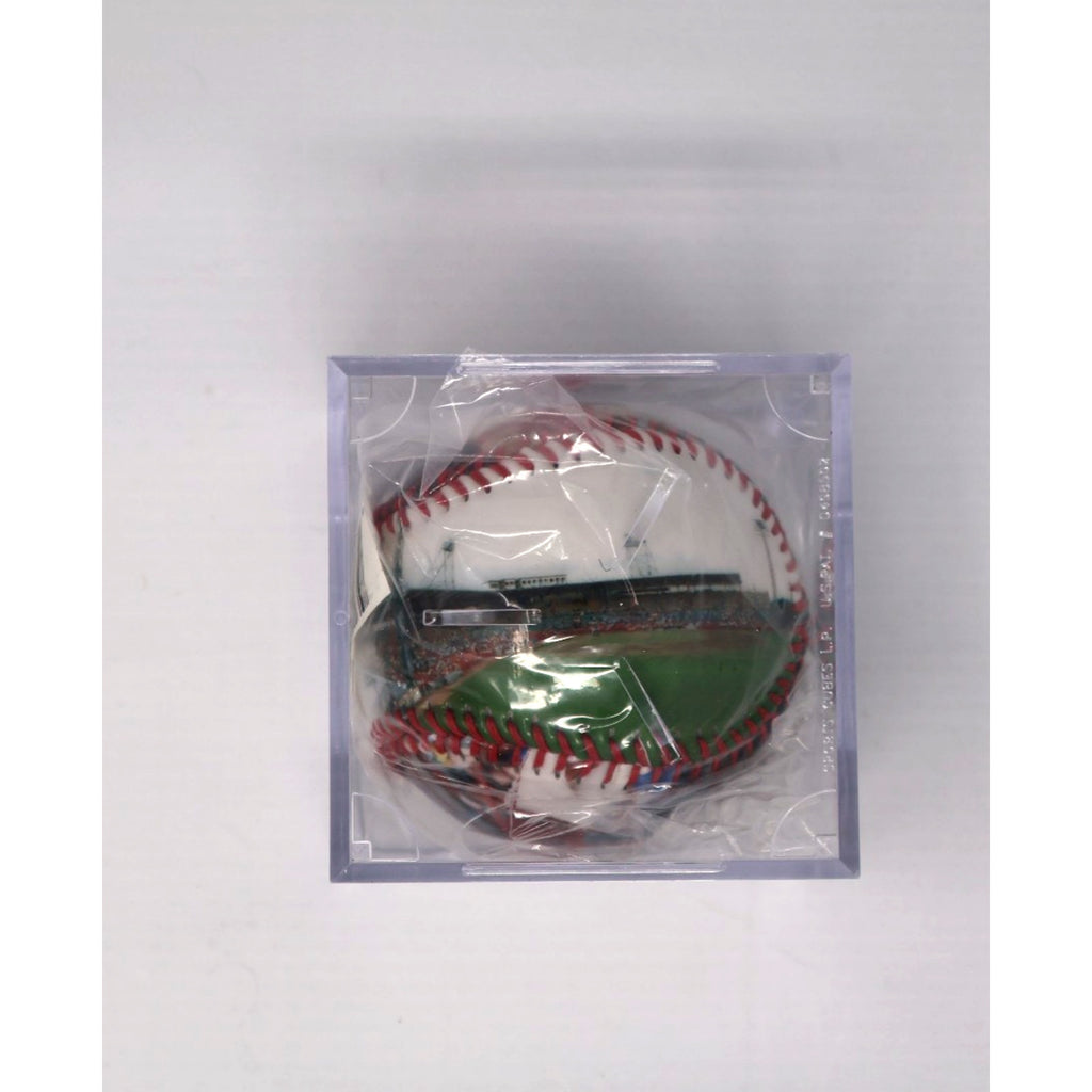 Front angled view of commemorative Cal Ripken Jr minor league Fotoball collectible