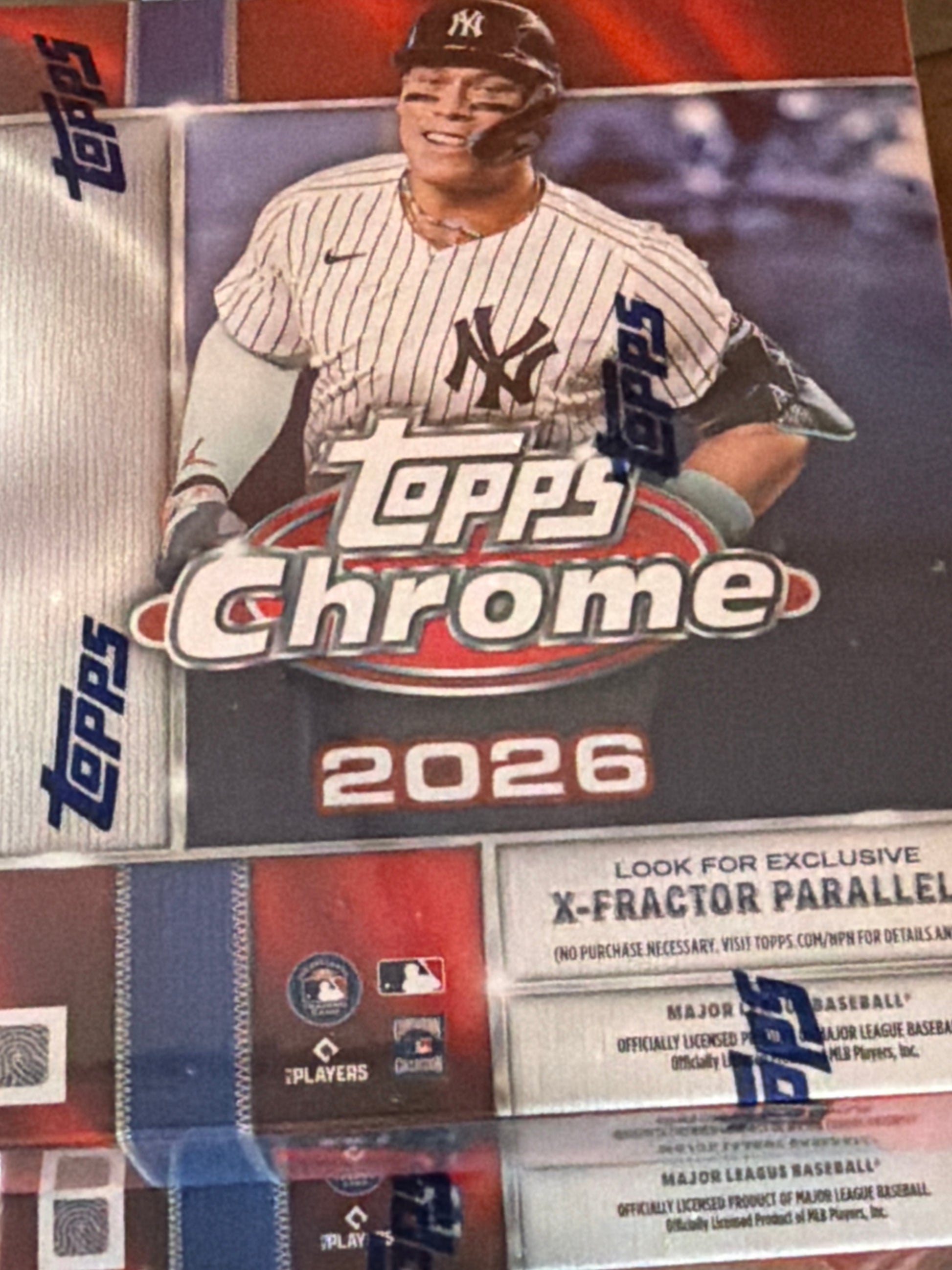 2026 Topps Chrome Baseball Mega Box Sealed
