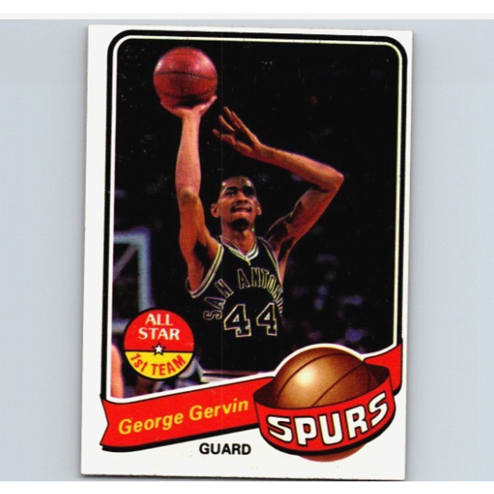 1979-80 Topps George Gervin #1 San Antonio Spurs basketball card front