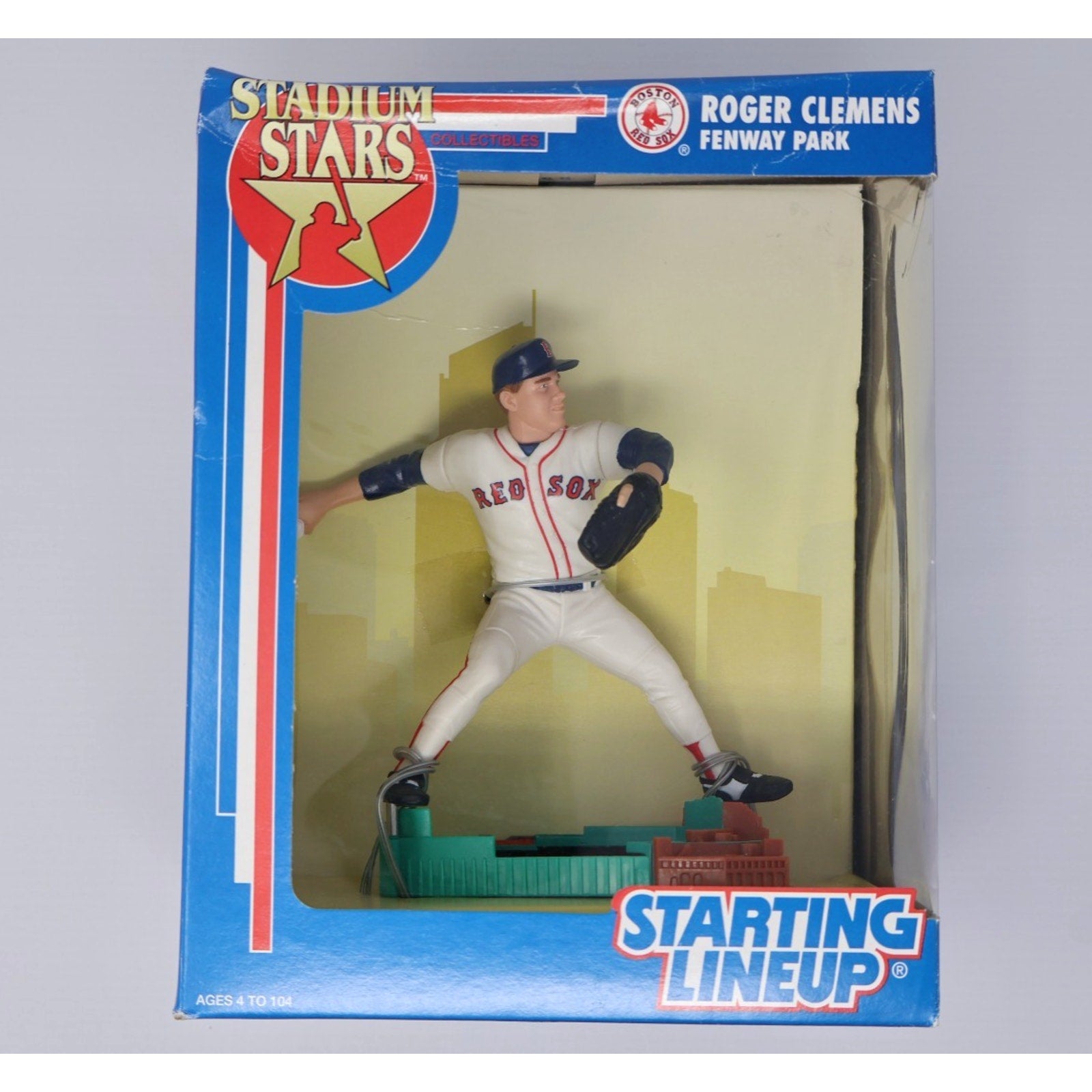 Roger Clemens Fenway Park Kenner Stadium Stars Starting Lineup action figure sealed in original package front view