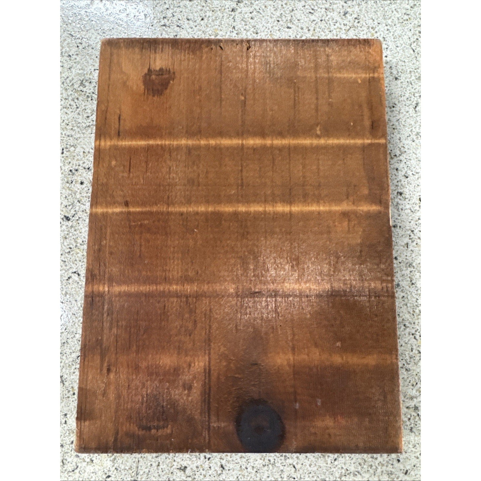 Back view of rustic wooden baseball décor sign display piece