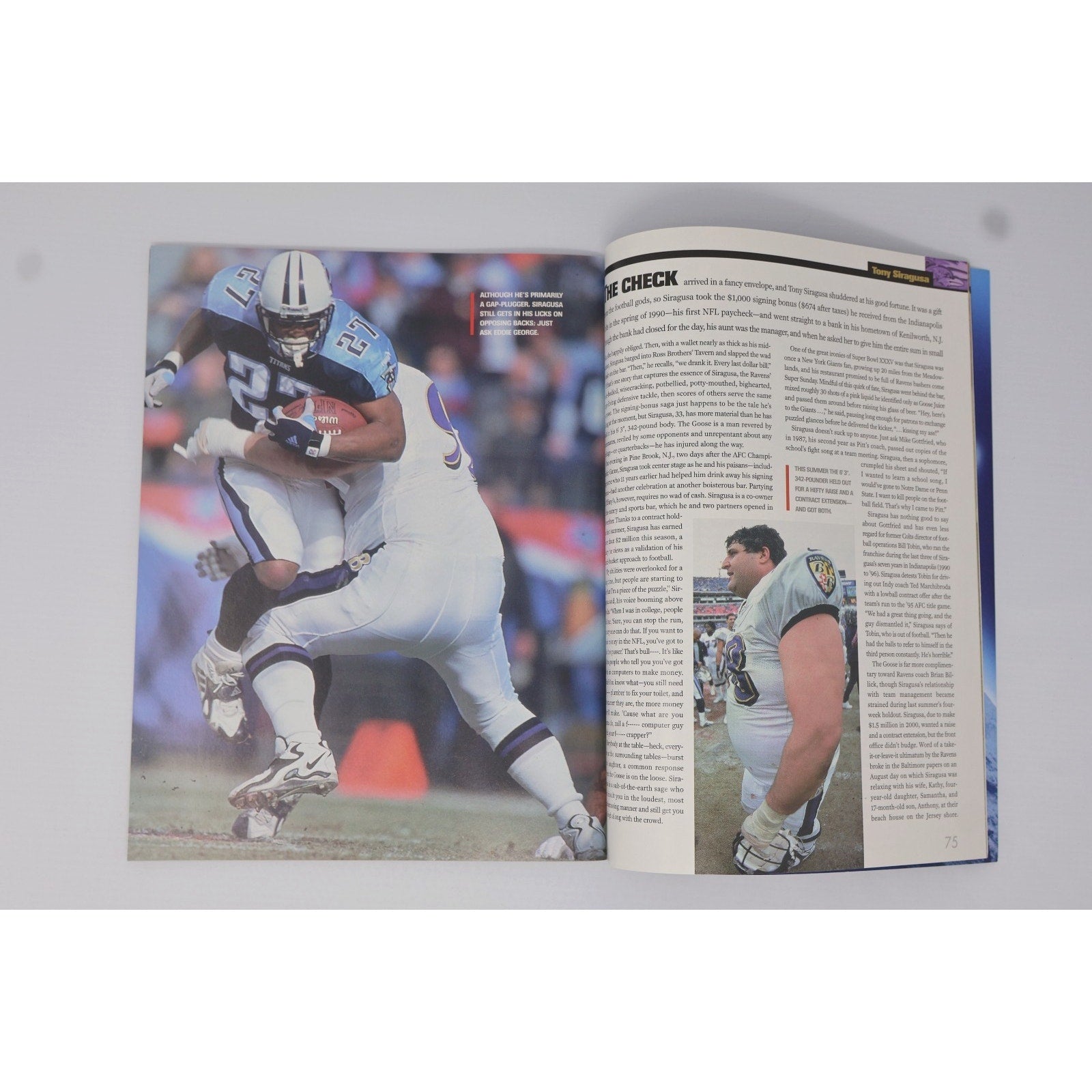 Sports Illustrated Baltimore Ravens 2001 Champs Commemorative Issue No Label