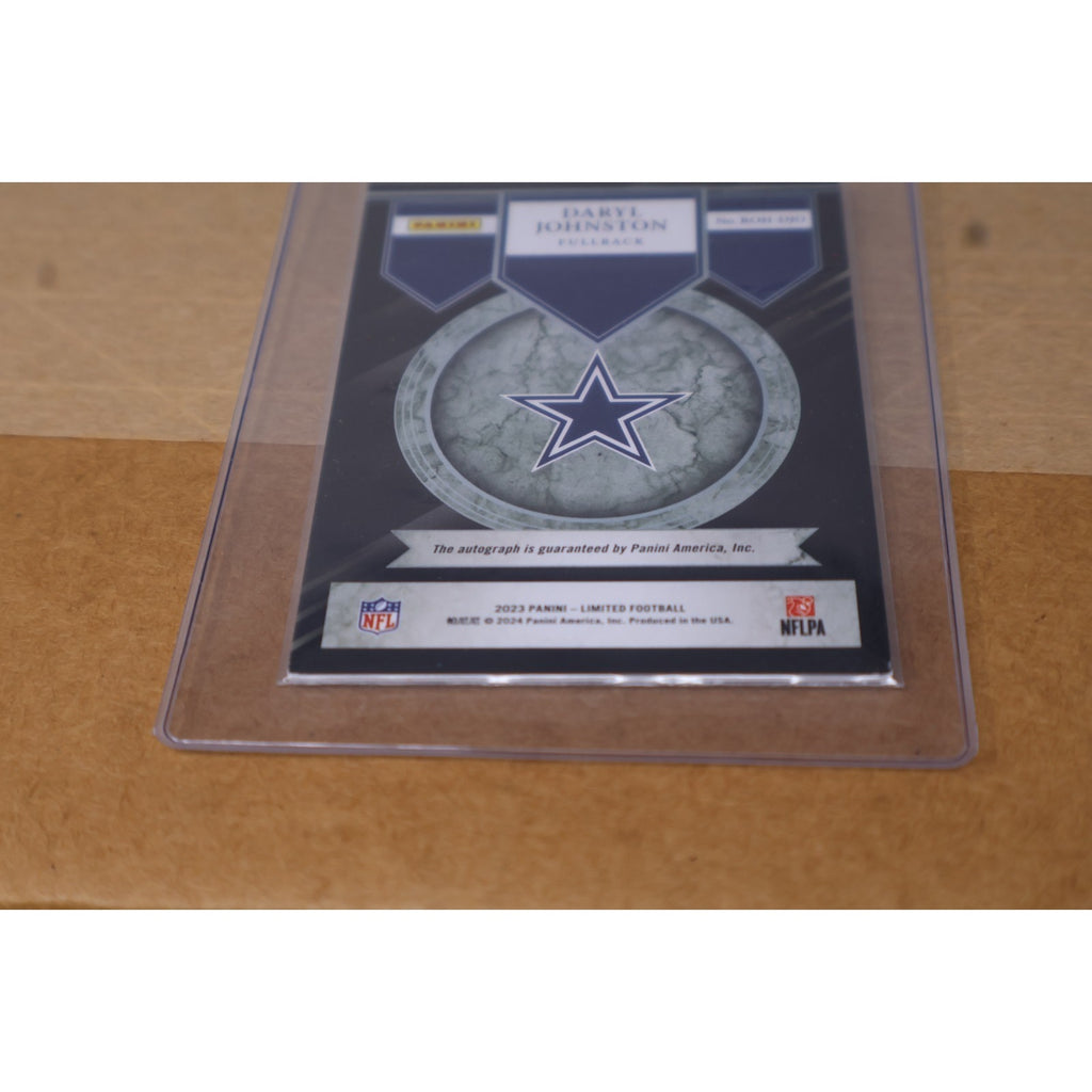 Daryl Johnston 2023 Panini Limited Ring Of Honor Autoraphs 45/49 #ROH-DJO