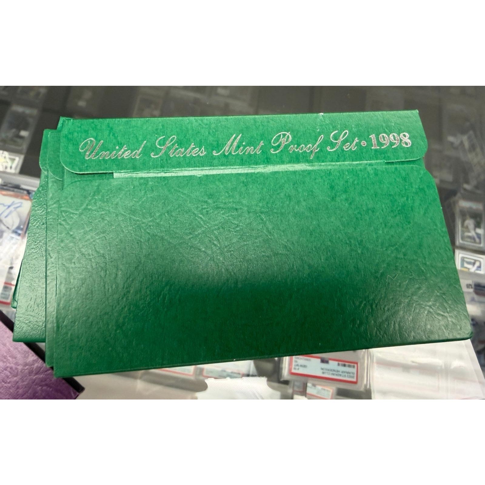 1998 United States Mint Proof Set Original U.S. Mint Coin Collection Green Case