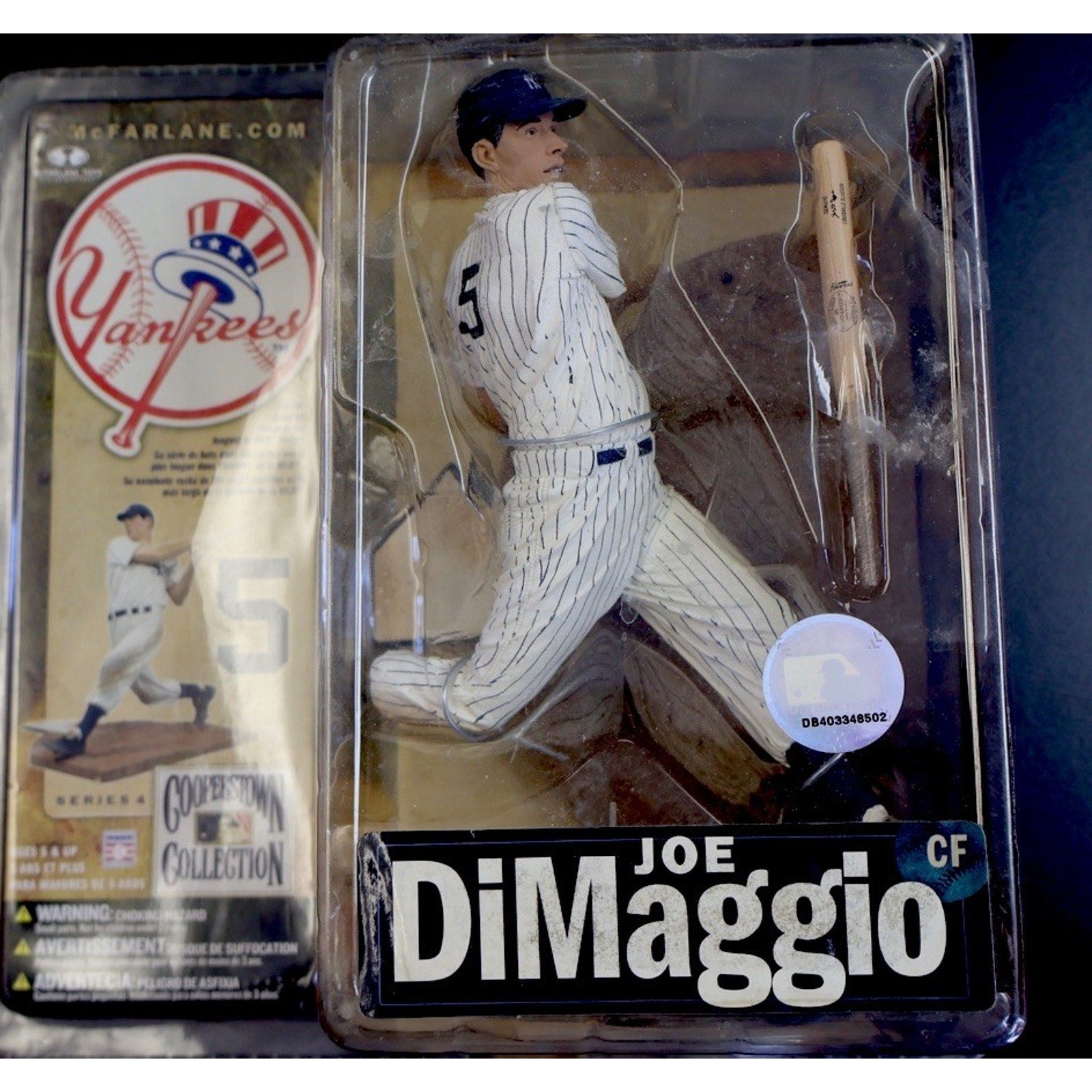 McFarlane Joe DiMaggio New York Yankees Cooperstown Collection Figurine