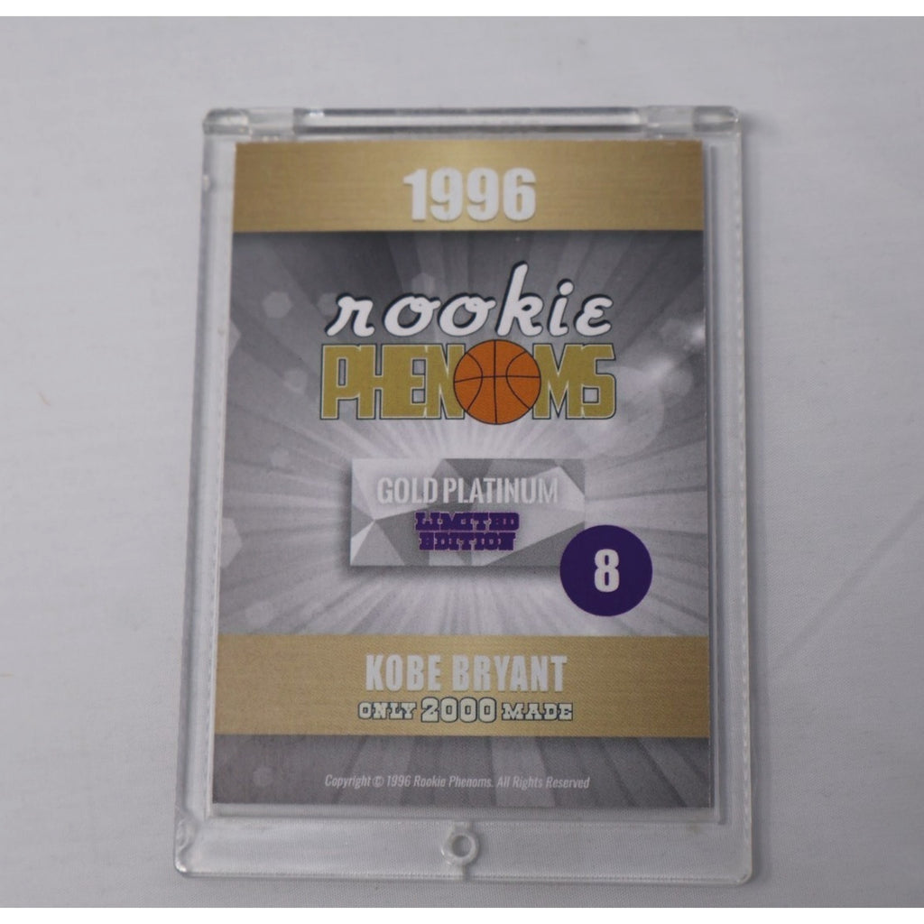 Kobe Bryant 1996 NBA Rookie Card /2000 Rookie Phenoms Gold Platinum RC NM+