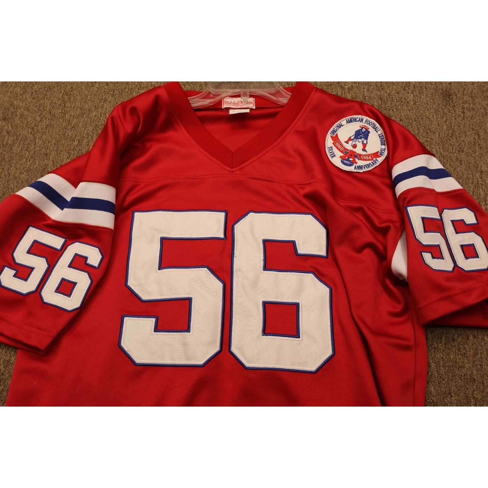 Andre Tippett 1984 New England Patriots Mitchell & Ness Jersey Mens 54 W/ Patch