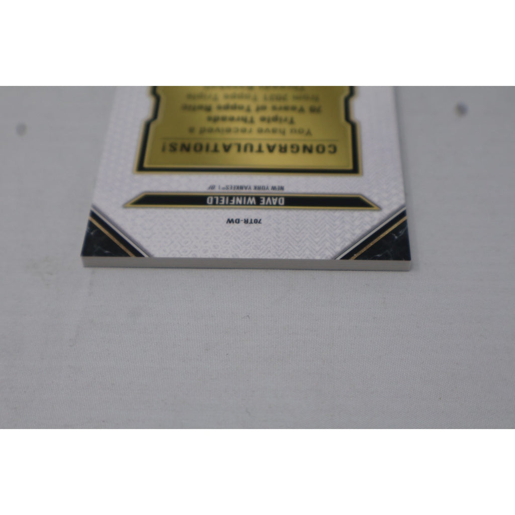 Dave Winfield 2021 Topps Triple Threads 70 Years Of Topps Relic /9 #70TR-DW Mint