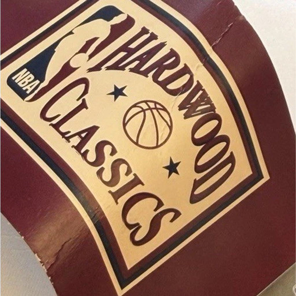Hardwood Classics Mitchell & Ness official branding patch on Allen Iverson jersey
