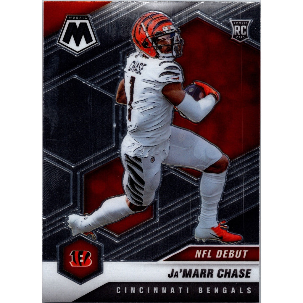 Ja'marr Chase 2021 Panini Mosaic NFL Debut RC #247 Cincinnati Bengals