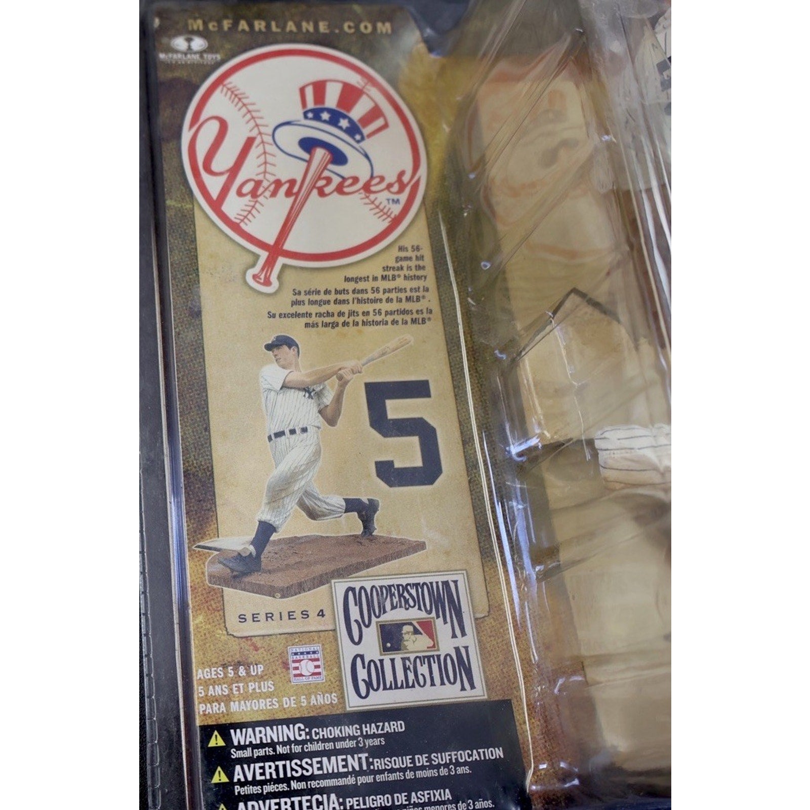 McFarlane Joe DiMaggio New York Yankees Cooperstown Collection Figurine