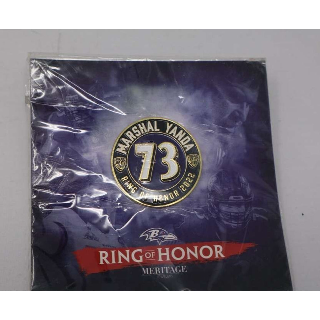 Baltimore Ravens Marshall Yanda Ring of Honor 2023 Commemorative Pin