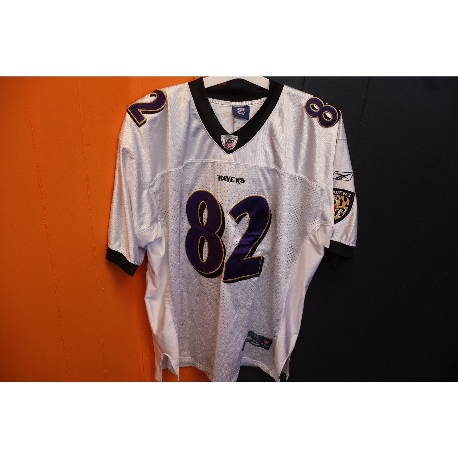 Baltimore Ravens #82 Torrey Smith Reebok On Field Jersey Size 54 White