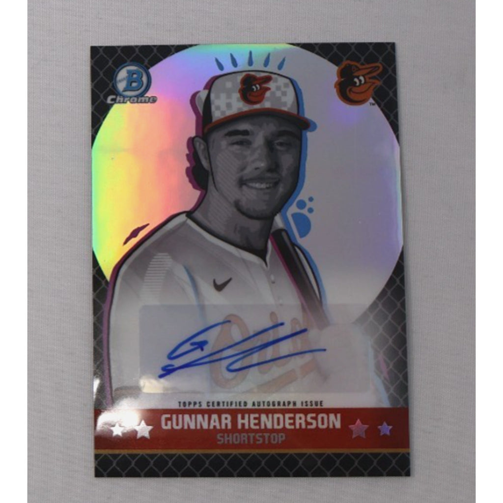 Gunnar Henderson 2025 Bowman Chrome Bowman Ascensions Auto #BAA-GH /25