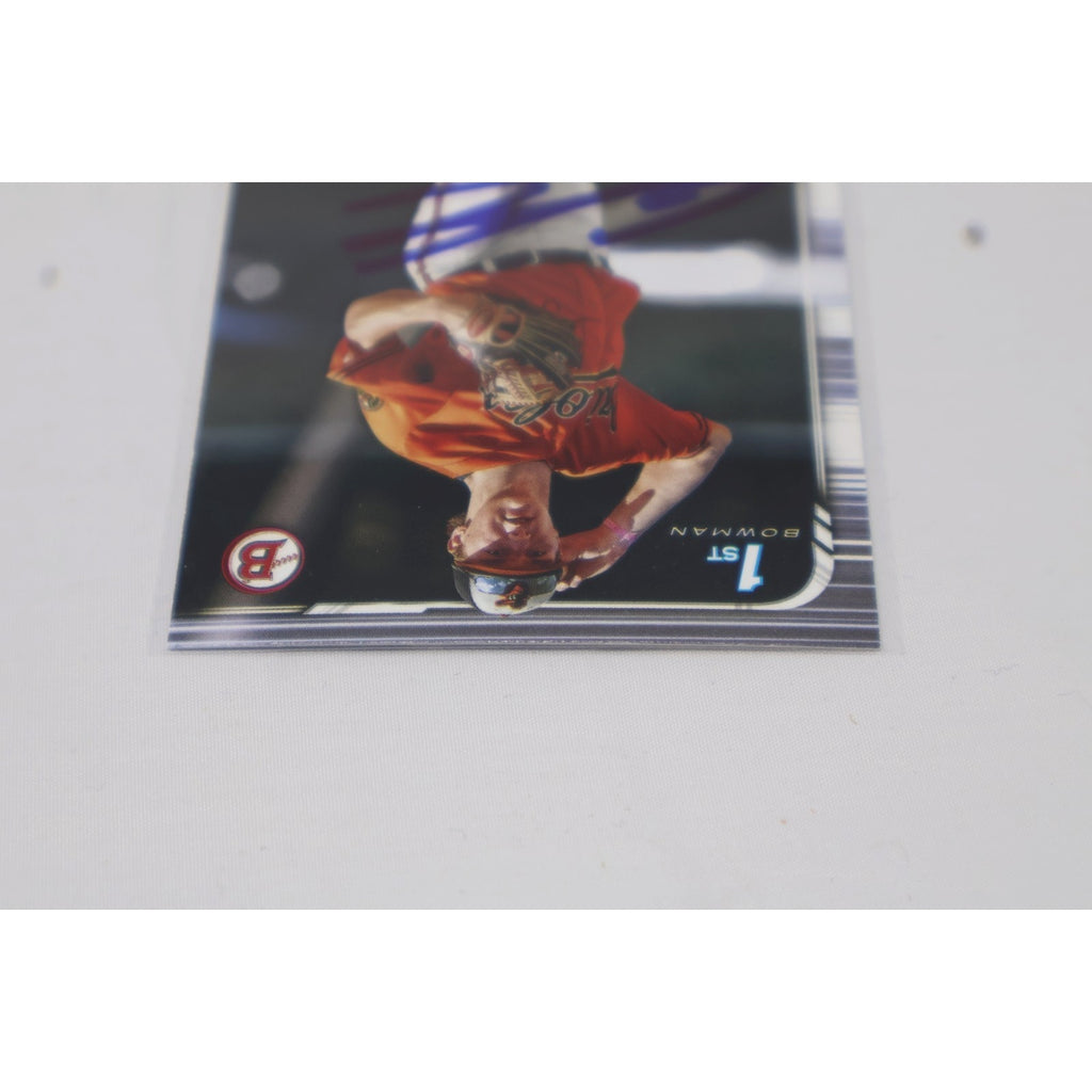 Gunnar Henderson 2019 1st Bowman Rc Auto DNA Authentic Rookie Mint