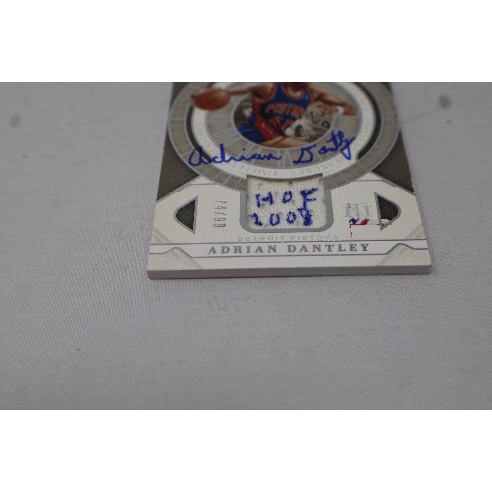 Adrian Dantley 2022 National Treasures Timeless Treasures Patch On Card Auto /99