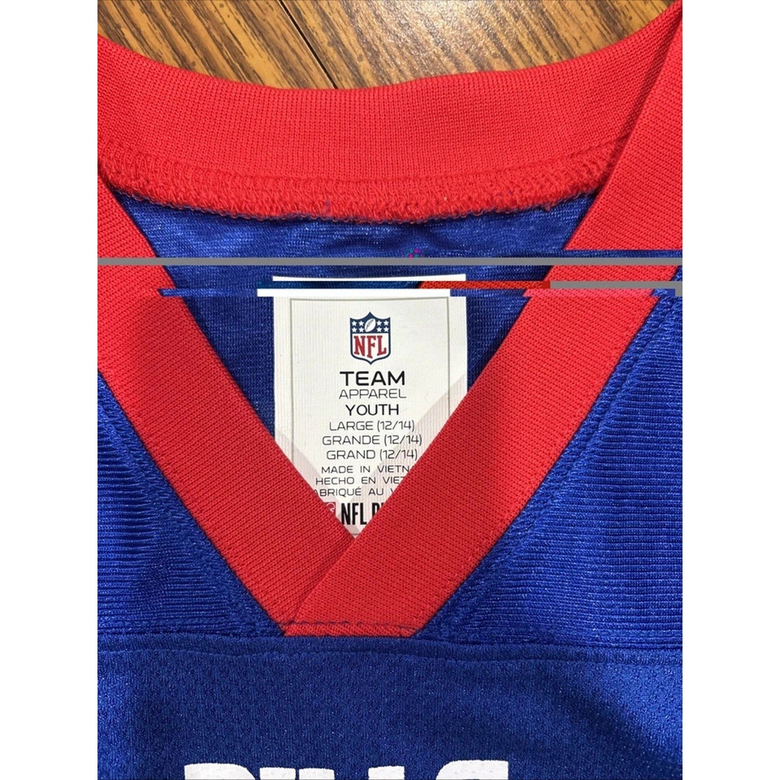 Buffalo Bills Josh Allen Home Jersey Officially Licenced Size Youth X-Large NWT