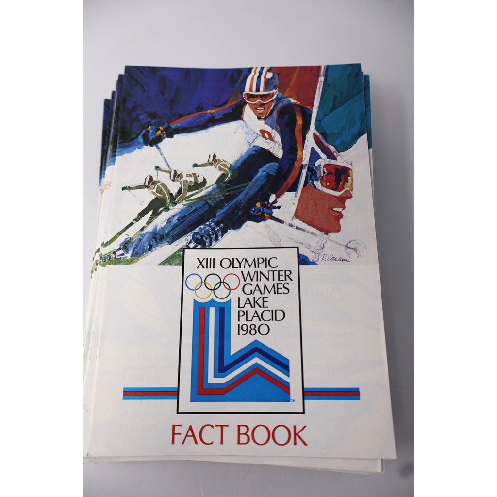 1980 Lake Placid Winter Olympics Fact Book,Guide Book Miracle On Ice Lot Of 50