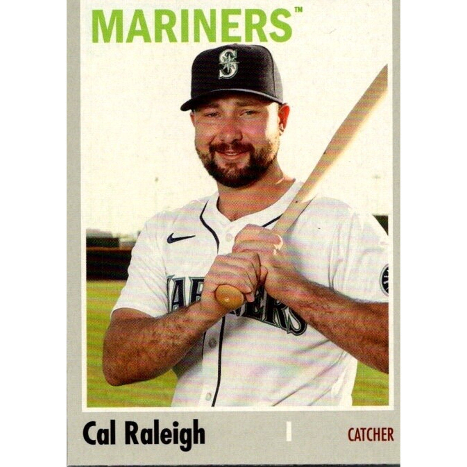 2024 Topps Archives Cal Raleigh #125 Seattle Mariners Baseball Card