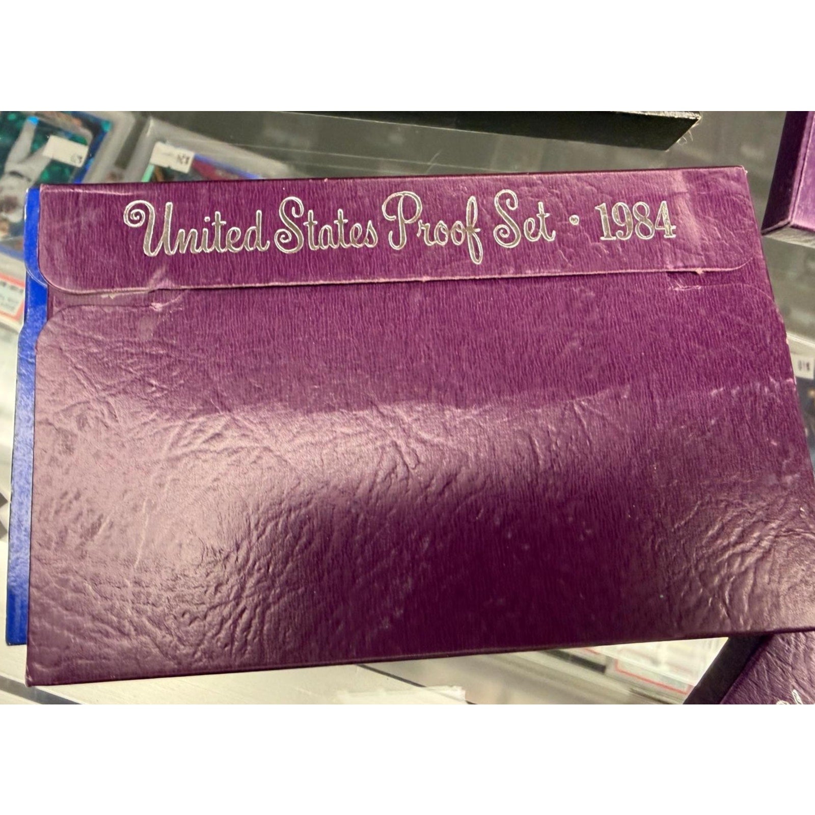 1984 United States Proof Set Original U.S. Mint Coin Collection Purple Case