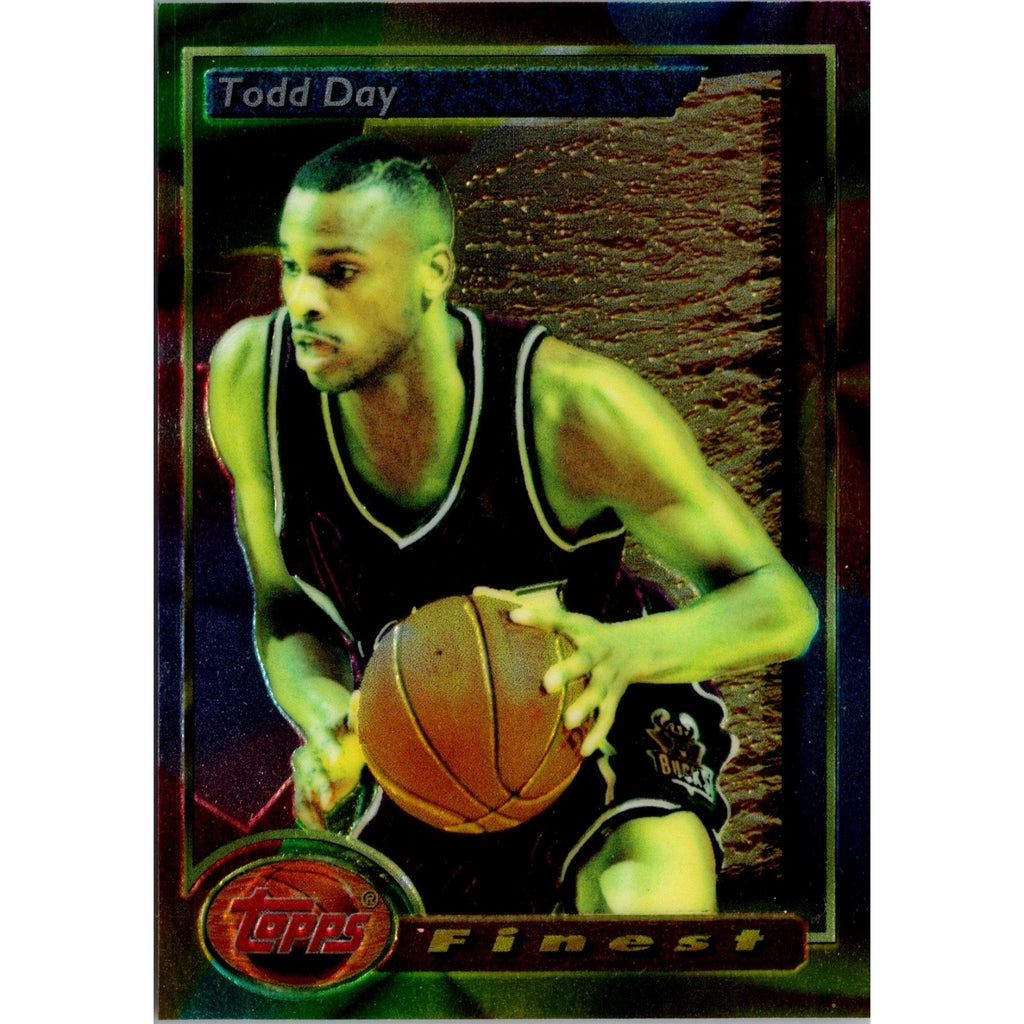 1993 Finest Todd Day #49 Milwaukee Bucks