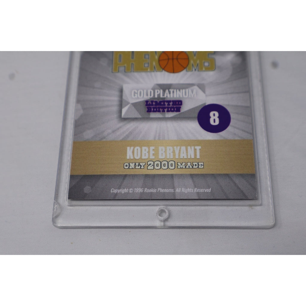 Kobe Bryant 1996 NBA Rookie Card /2000 Rookie Phenoms Gold Platinum RC NM+