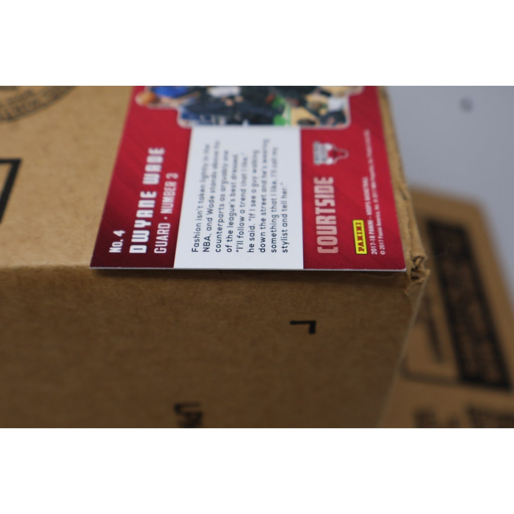 Dwayne Wade 2017-18 Panini NBA Hoops Courtside Gold #4 10/10 NM See Pics Rare