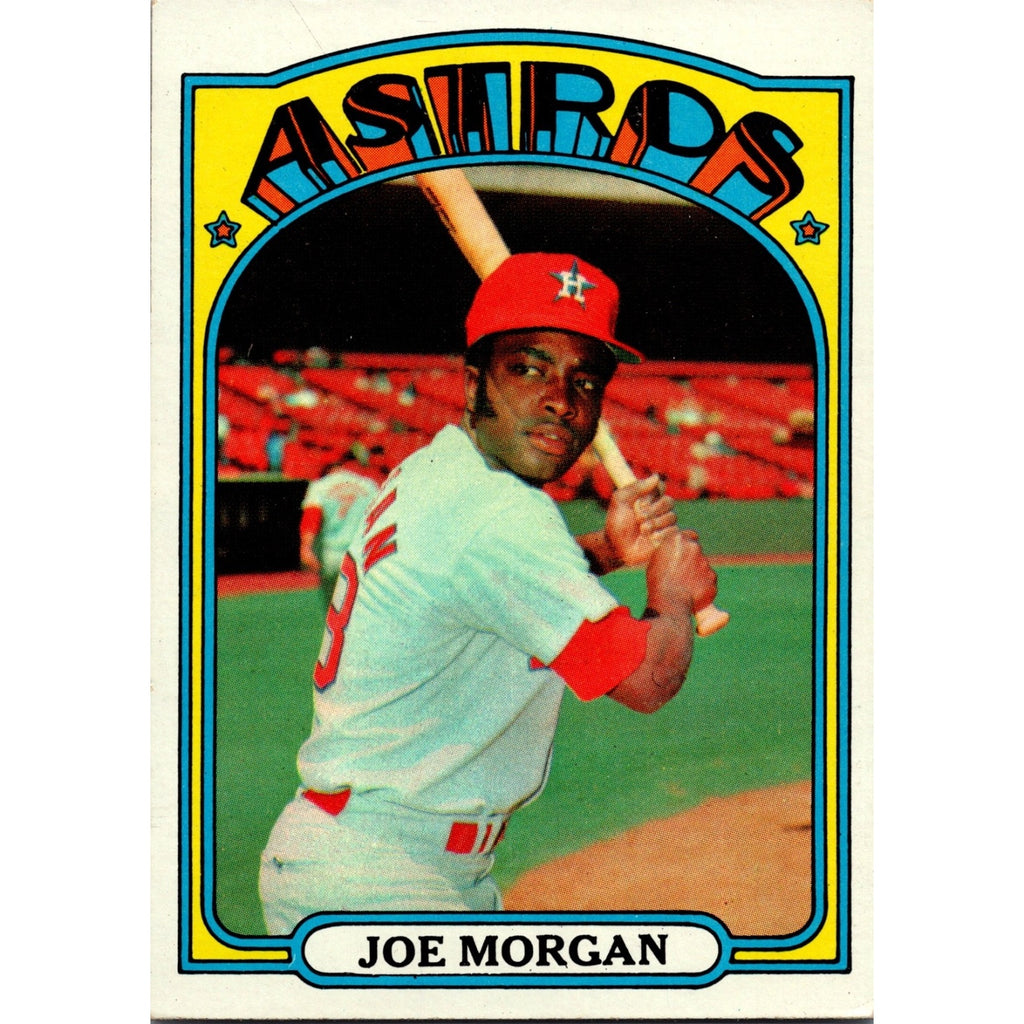 Joe Morgan 1972 Topps #132 Houston Astros NM Slight Scuffing On Corners Fresh