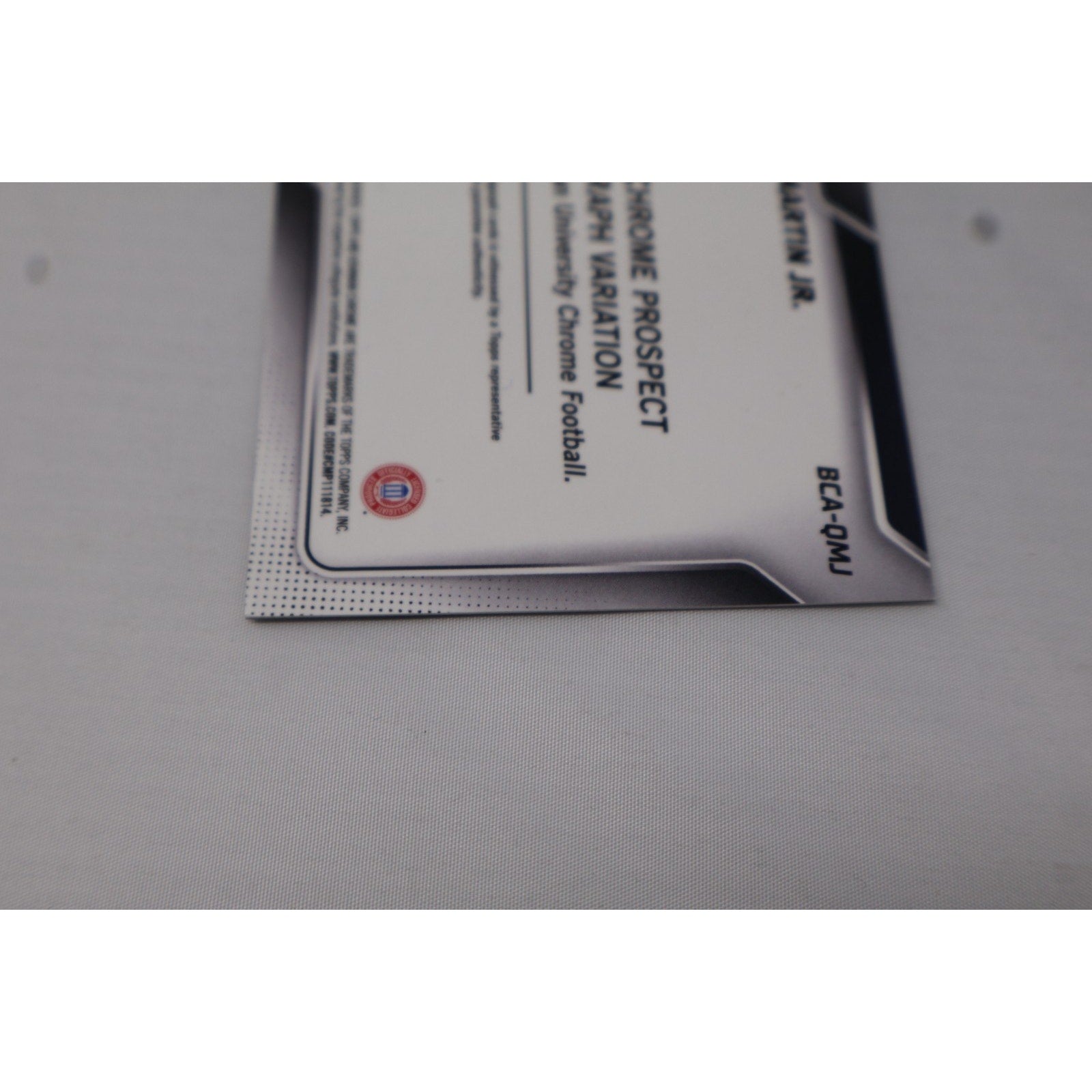 2025 Bowman University Chrome 1st Bowman #BCA-QMJ Quinton Martin Jr Auto Mint