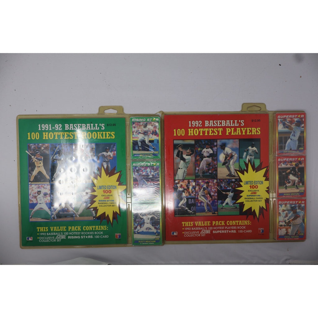 1990 Baseball Sticker Album Hottest Rookies All 50 Stickers