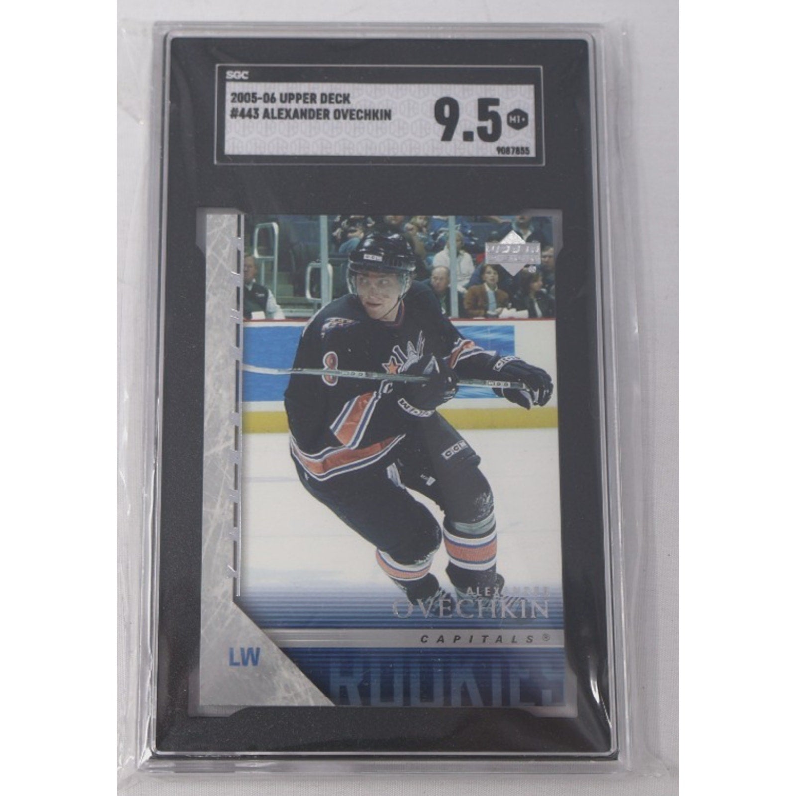 Alex Ovechkin 2005 Young Guns Upper Deck #443 SGC 9.5 Mint Rookie Capitals