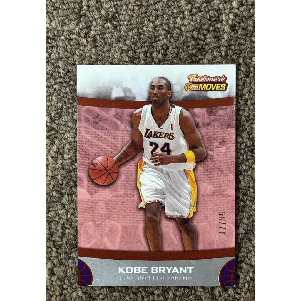 2007 Kobe Bryant Trademark Moves Topps #24 Los Angeles Lakers /99 HOF GOAT