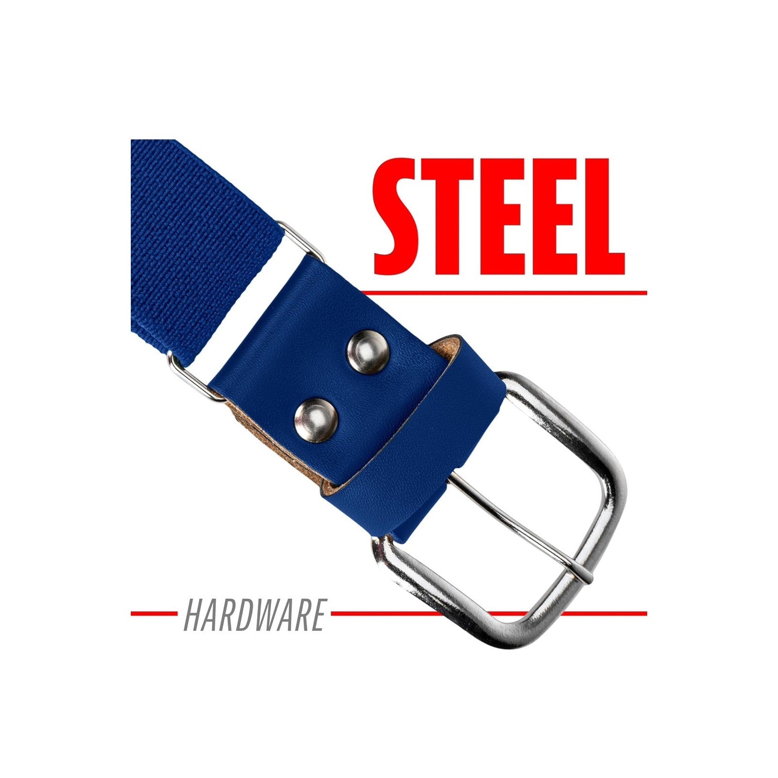 Franklin Sports Boys' Belt Royal Blue Baseball One Size Expandable Durable