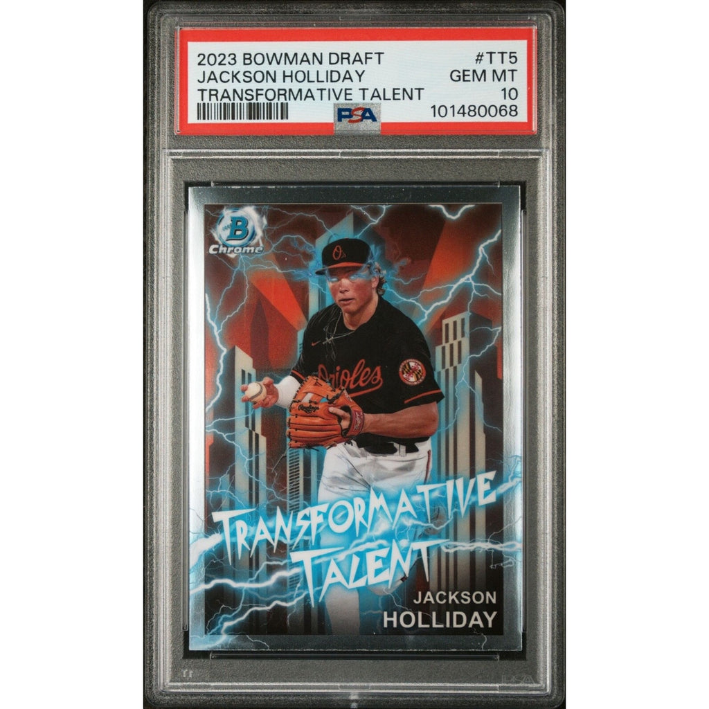 Jackson Holliday 2023 Bowman Draft Transformative Talent #TT-5 PSA 10 GEM MINT