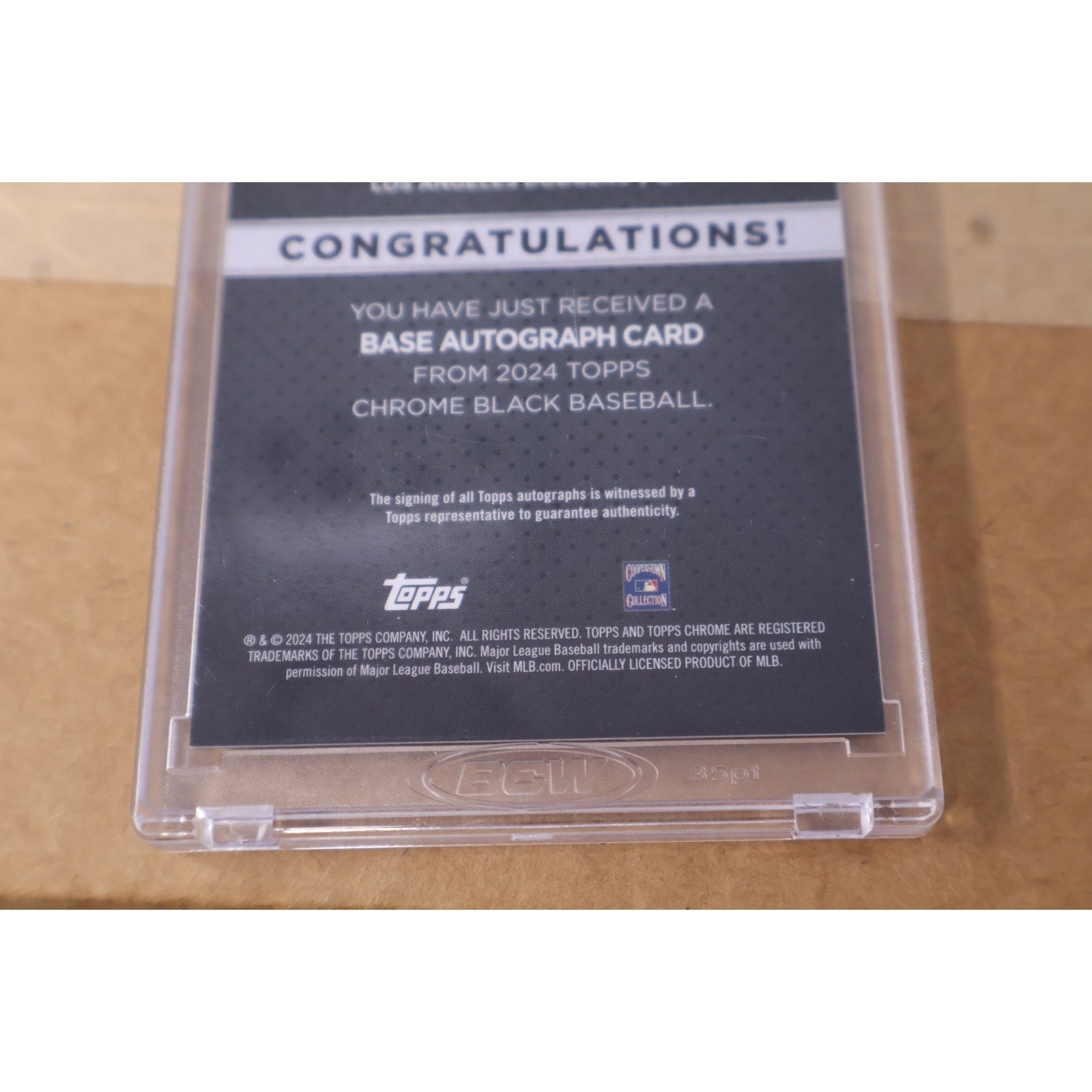 Kenny Lofton 2024 Topps Chrome Black Autograph Card #CBA-KL /50