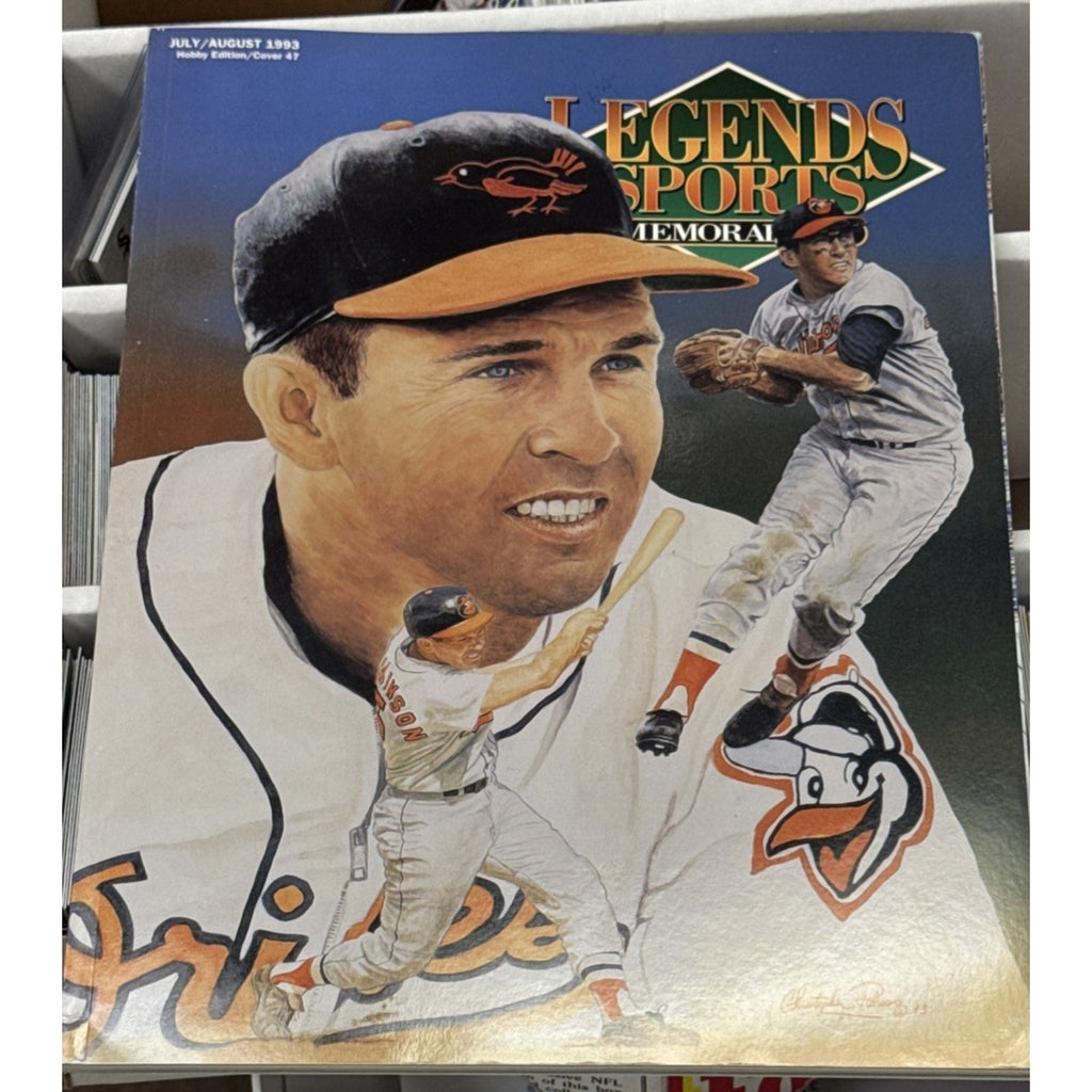 Brooks Robinson Legends Sports Memorabilia Autograph July August 1993 Hobby 47