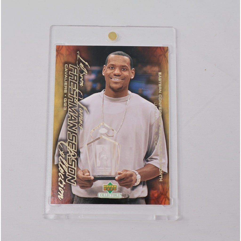 Lebron James Rookie Of The Month #35 2003-2004 Upper Deck Freshman Season RC